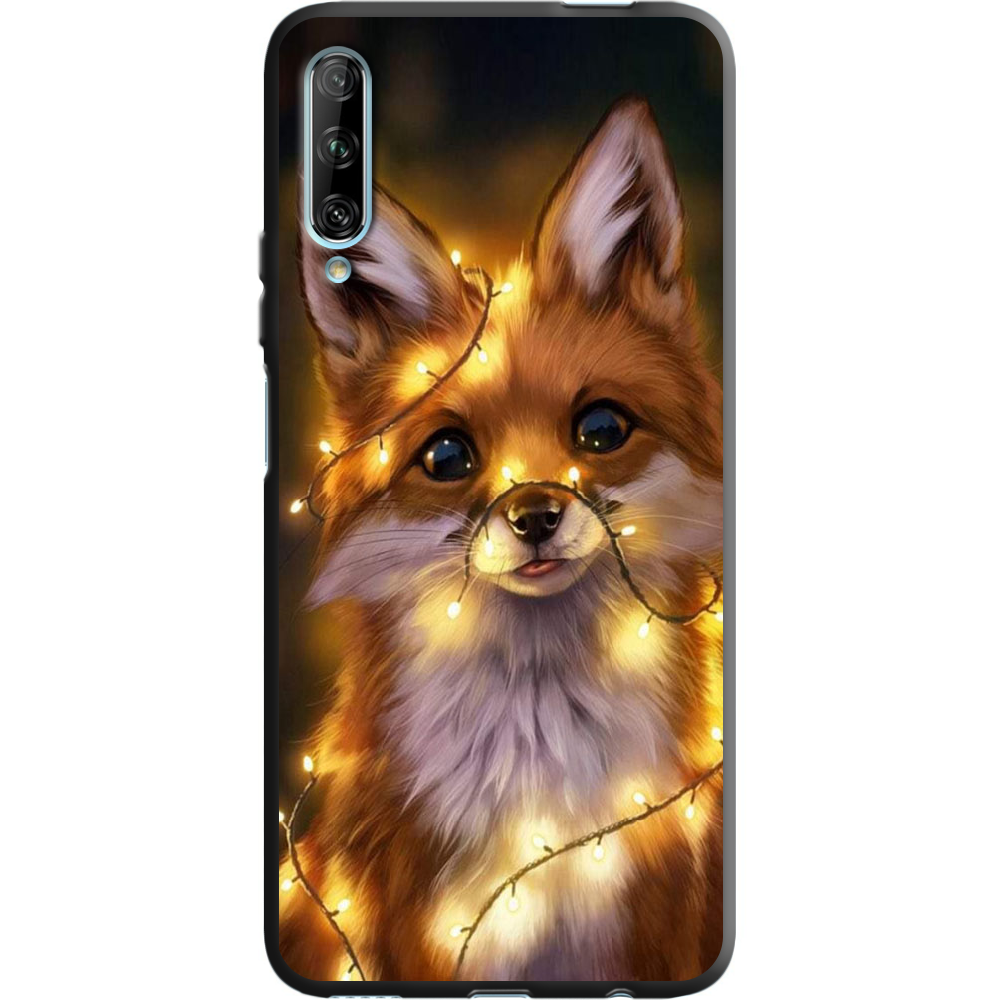 Чохол Boxface Huawei P Smart Pro Різдвяна Лисичка Чорний силікон (38612-up2399-38955)