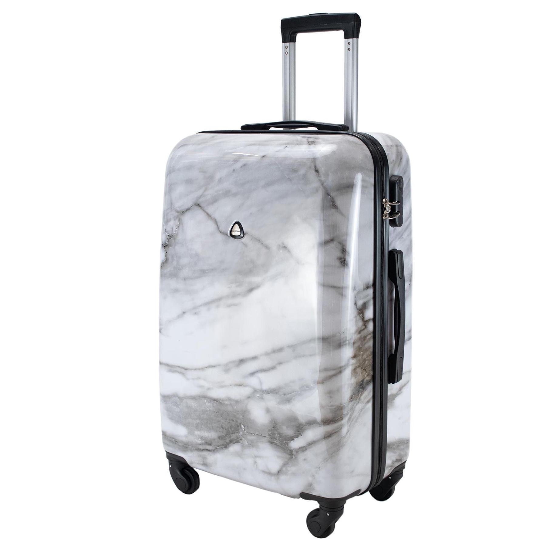 Чемодан SEMI LINE 28" L White Marble (T5731-3)