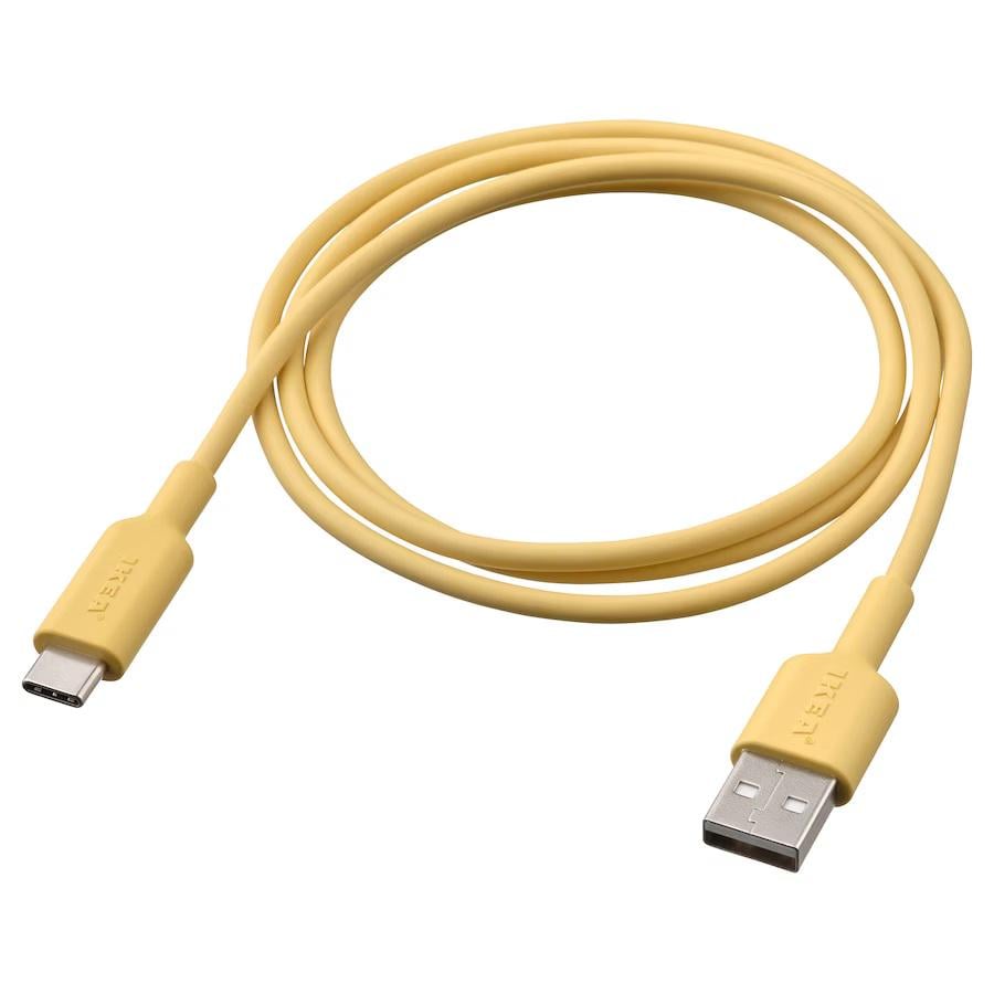 Кабель для зарядки смартфонов и электронных гаджетов Ikea Sittbrunn USB-A на USB-C - фото 1