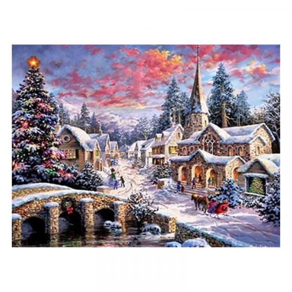 Алмазна мозаїка TK Group Різдво 40х30 см з рамкою в коробці (GB74240-mt)