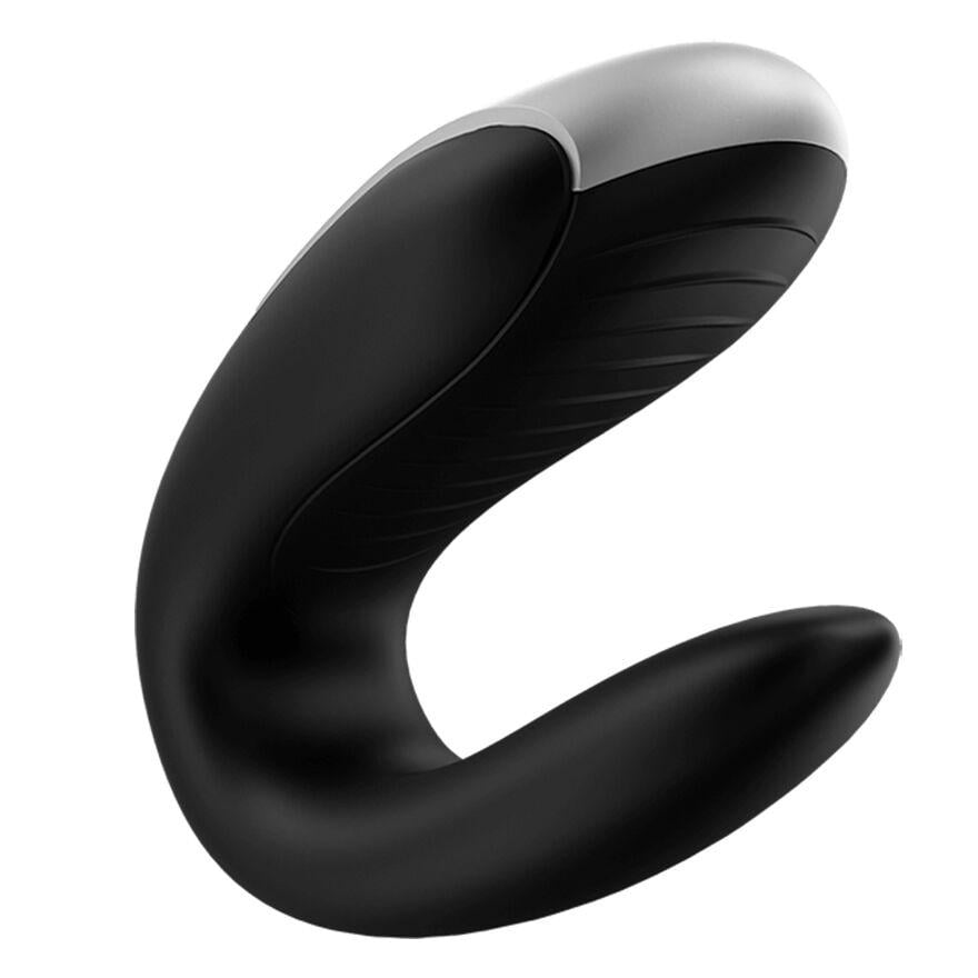 Вибратор-смарт для пар Satisfyer Double Fun Черный (30278474)