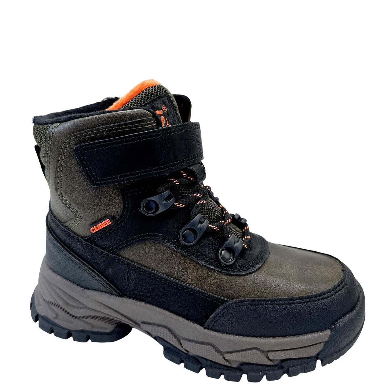 Ботинки зимние для мальчиков Clibee HB545S/26 р. 26 Хаки