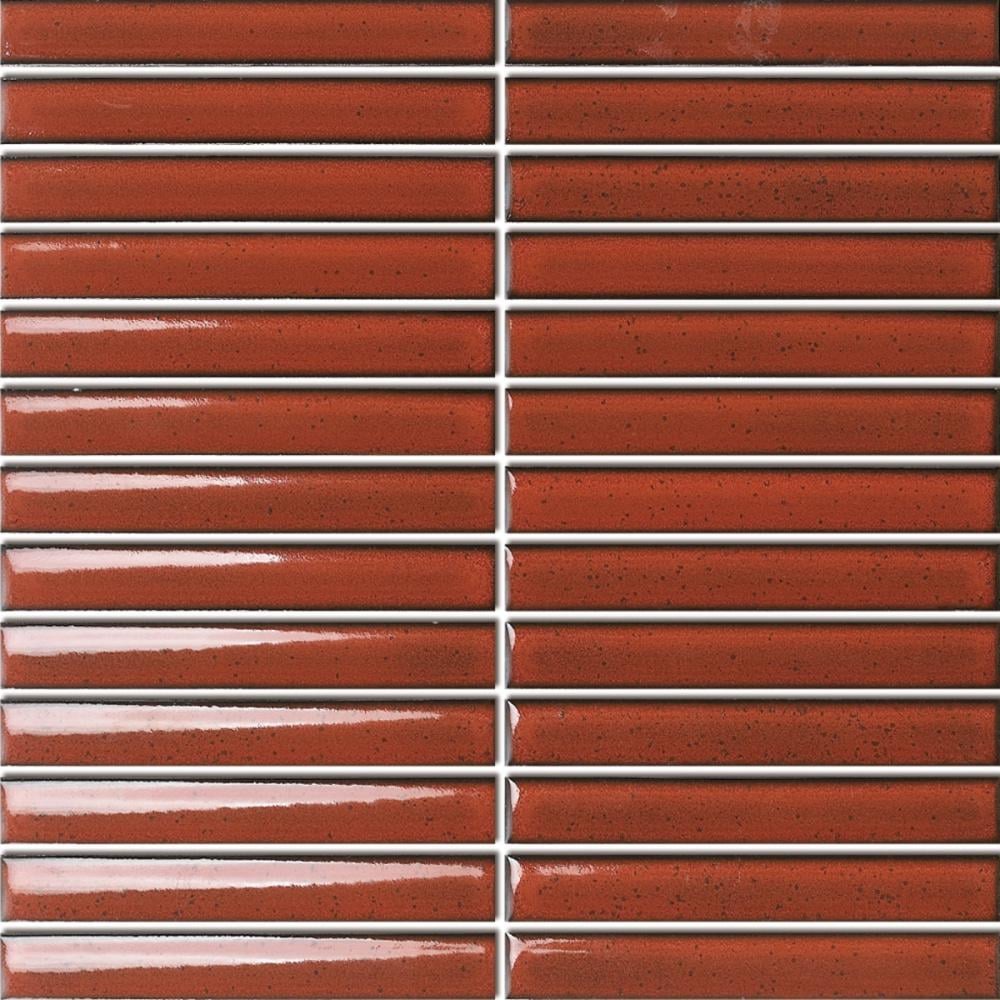 Мозаика из керамогранита Mozaico De Lux CL-MOS GTTC20233 BHTH04066 Красный (004480)