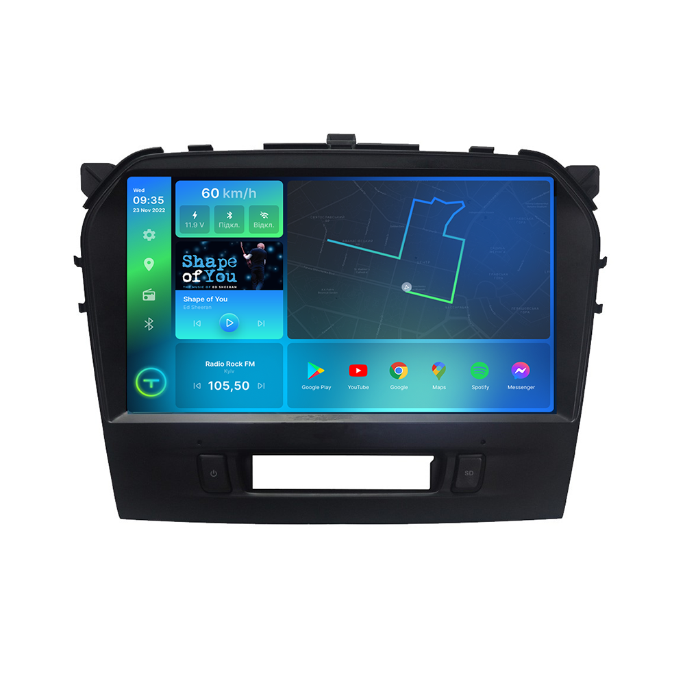 Автомагнитола штатная Torssen 2K F9232 для Suzuki Vitara 2016- г. 4G/Carplay/DSP 2/32 GB 9" (202301892)