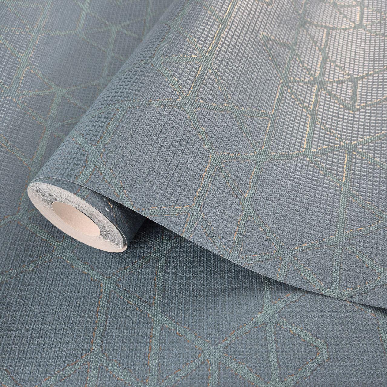 Обои виниловые Marburg 30824 0,53х10,05 м Синий (29747409)