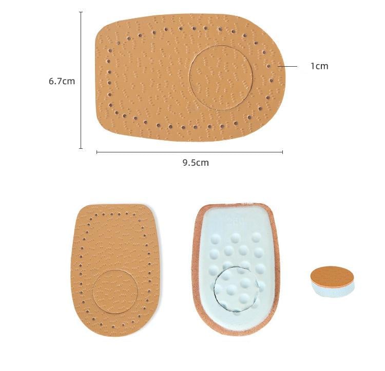 Корректоры пятки из натуральной кожи при болях и шпоре Бежевый (U9466) - фото 3 Корректоры пятки из натуральной кожи при болях и шпоре Бежевый (U9466) - фото 3