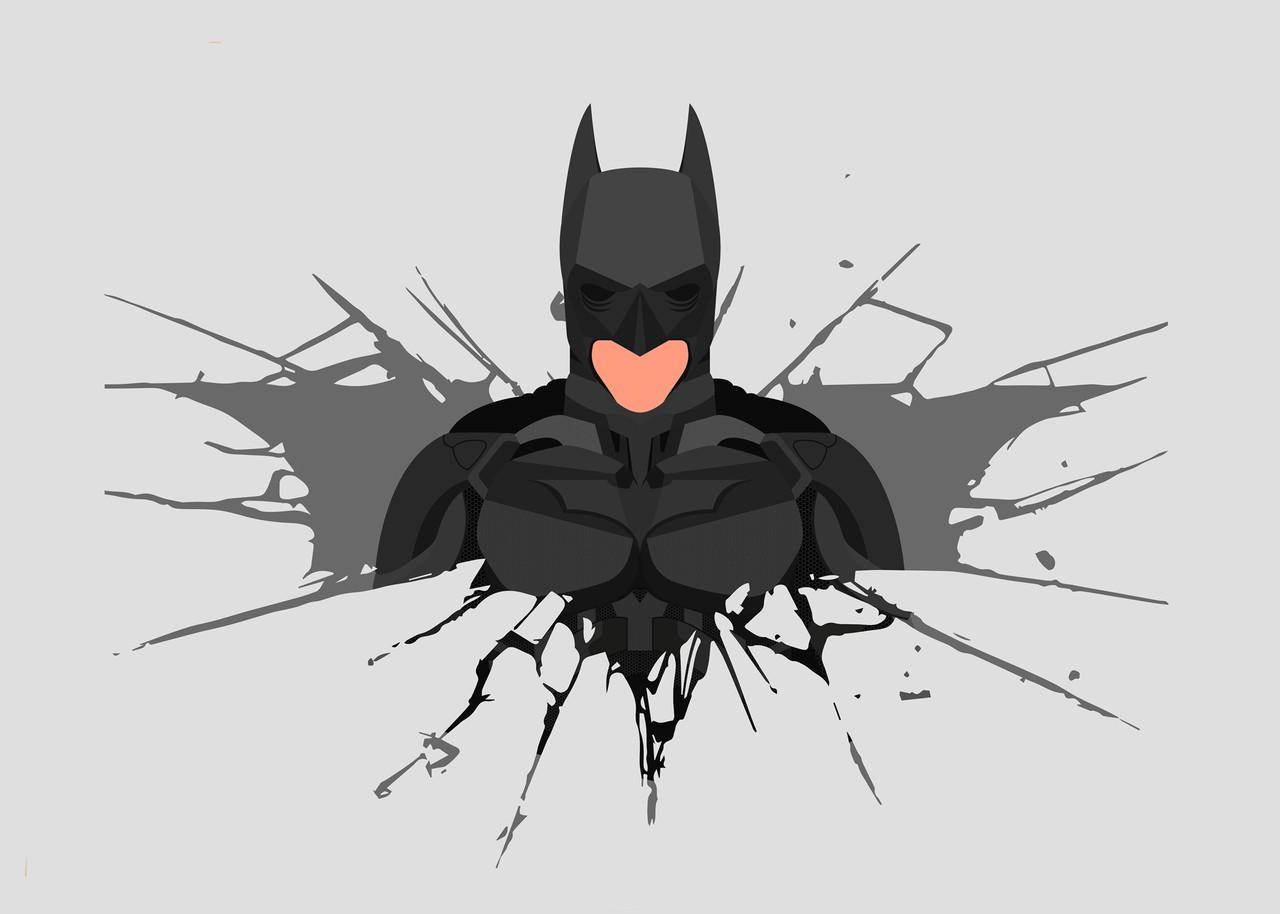 Картина постер Gee! Batman Бэтмен лого поп-арт 60х40 см BM.09.016