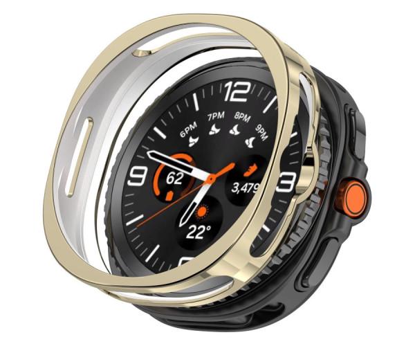Чехол силиконовый для Samsung Galaxy Watch8 Classic 46 мм Золотой
