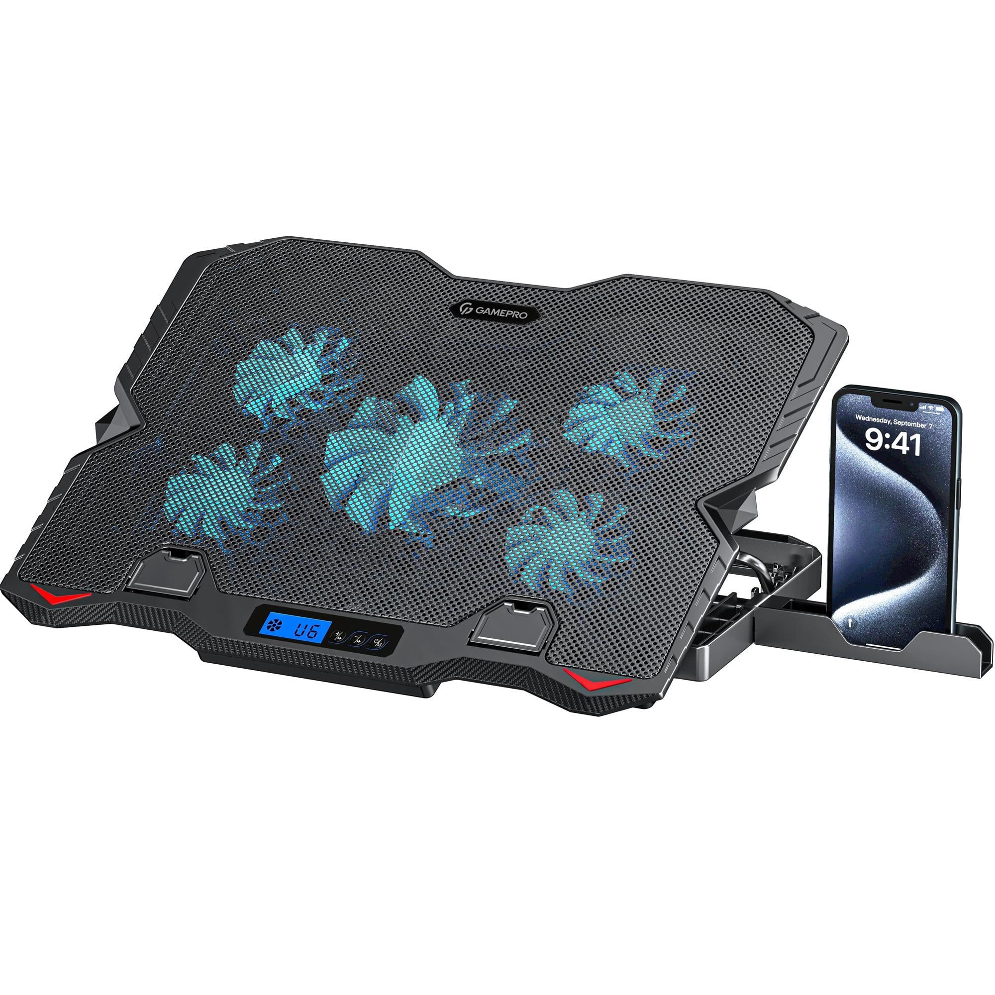 Подставка для ноутбука GamePro CP560 с охлаждением 5 вентиляторов USB Black (CP560) Подставка для ноутбука GamePro CP560 с охлаждением 5 вентиляторов USB Black (CP560)