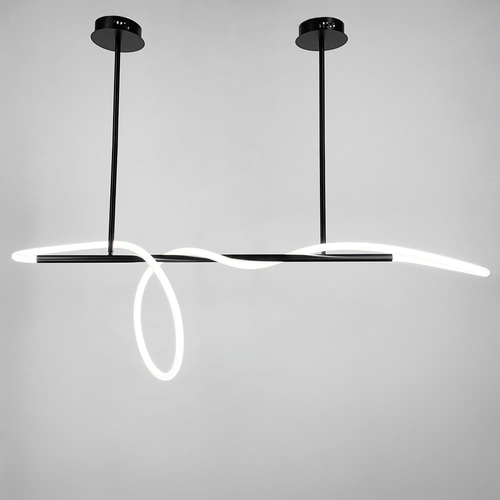 Люстра подвесная Light House LNF-17509 BK LED с гибкой лентой 62W 120 см Черный