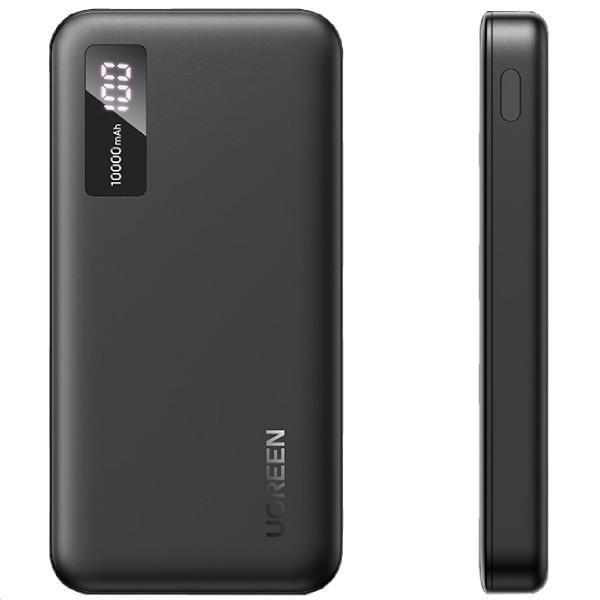 Повербанк Ugreen PB311 10000 mAh 20W PD QC3.0 USB-A/USB-C с LED-дисплеем Черный (617641) - фото 2 Повербанк Ugreen PB311 10000 mAh 20W PD QC3.0 USB-A/USB-C с LED-дисплеем Черный (617641) - фото 2