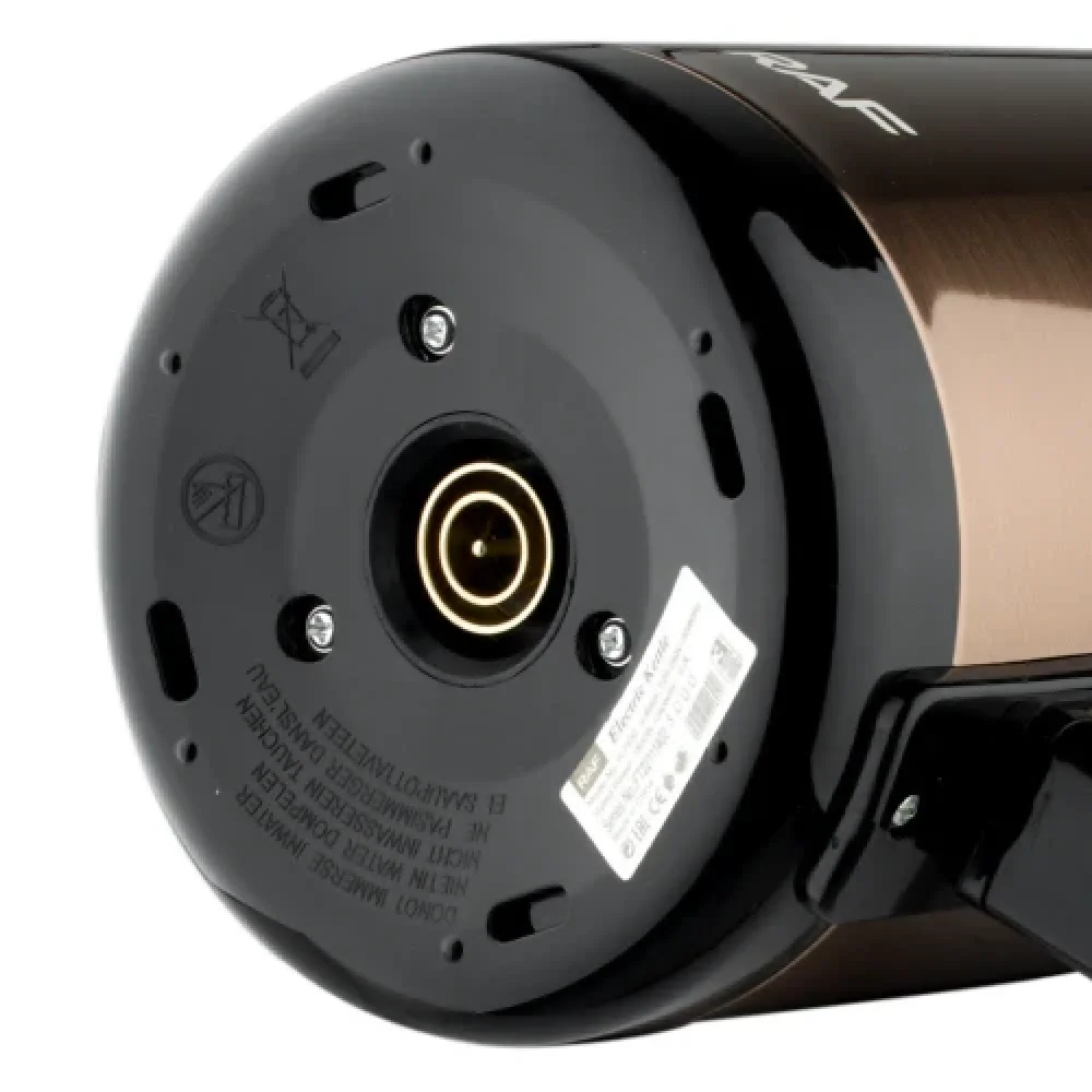 Чайник електричний RAF R.7832 з нержавіючої сталі зі скляним верхом 1,5 л - фото 6