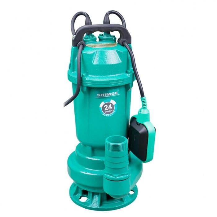 Насос дренажно-фекальный SHIMGE WQ D 6-12-0.55L3 F Hmax=15 м Qmax=250 л/мин. Насос дренажно-фекальный SHIMGE WQ D 6-12-0.55L3 F Hmax=15 м Qmax=250 л/мин.