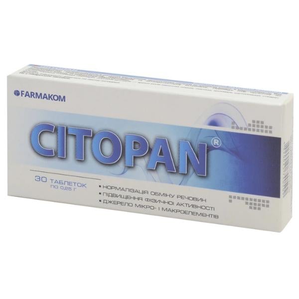 Смесь экстрактов Farmakom Citopan 30 таб. (000027537)