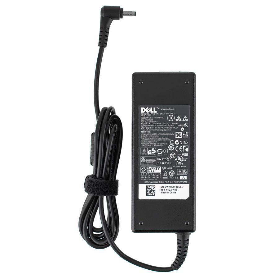 Блок питания для ноутбука DELL 19,5V 4,62A 90W 4,0х1,7 3 hole L-образный разъем без кабеля Black (20472128)