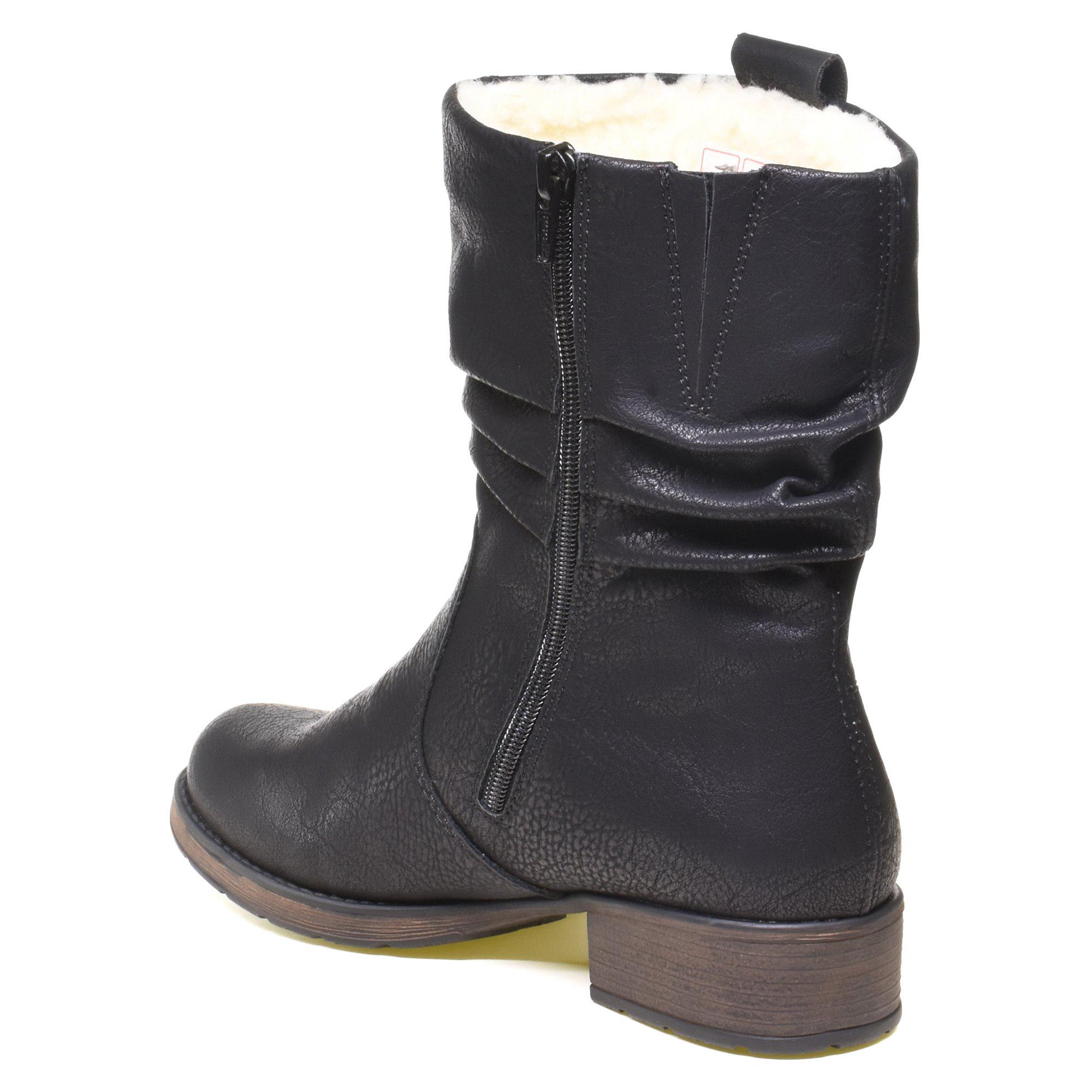 Напівчоботи жіночі зимові Rieker р. 36 Чорний (013355-36) - фото 11 Напівчоботи жіночі зимові Rieker р. 36 Чорний (013355-36) - фото 11