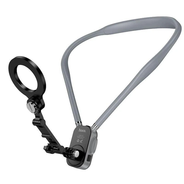 Кріплення для телефона на шию HOCO K31 Campo magnetic neck-hanging holder Black/Gray (KST-6942007664646) Кріплення для телефона на шию HOCO K31 Campo magnetic neck-hanging holder Black/Gray (KST-6942007664646)