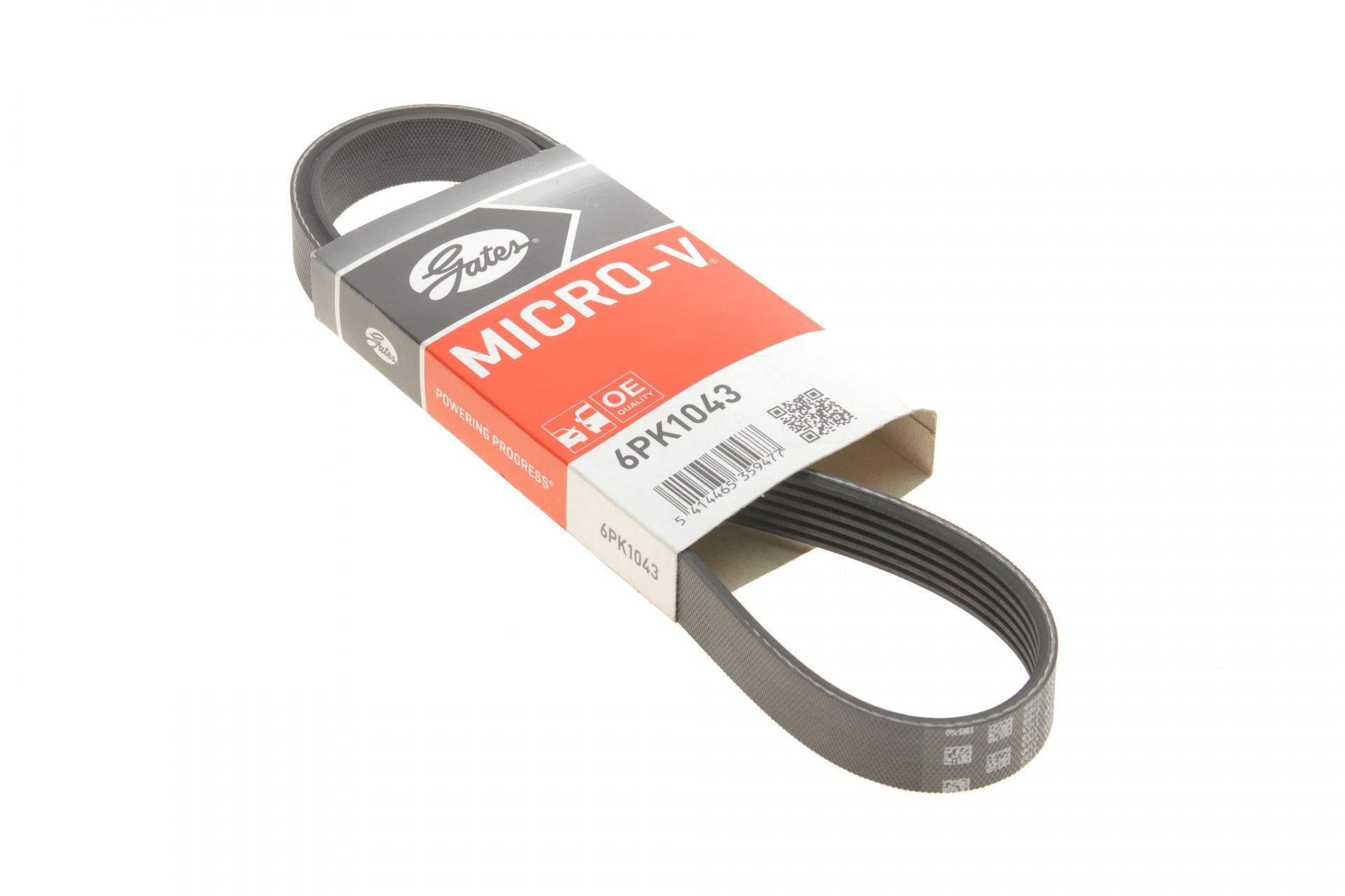 Ремень генератора GATES VW Golf III/Passat/T4 1.9D/TD TP 6PK1043