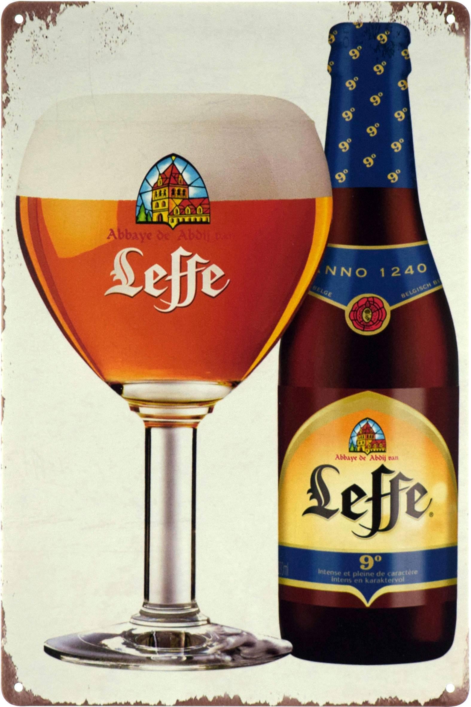 Табличка металлическая Leffe 20x30 см