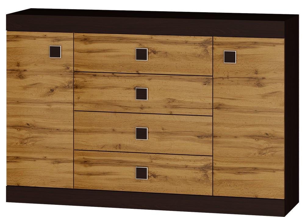 Комод Эверест на 4 ящика Соната-8 140х38х94 см Зеленый - фото 5 Комод Эверест на 4 ящика Соната-8 140х38х94 см Зеленый - фото 5