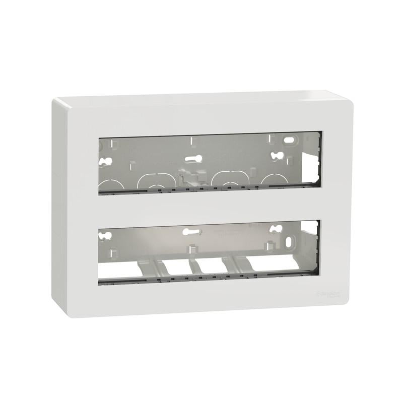 Блок Schneider Electric Unica System открытая вставка+ 2х5 ABS антибактериальный (NU121020) Блок Schneider Electric Unica System открытая вставка+ 2х5 ABS антибактериальный (NU121020)