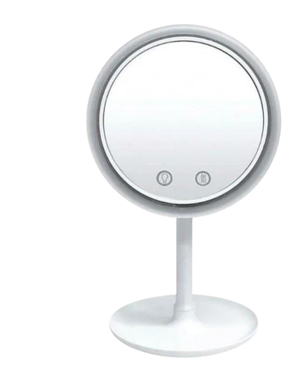 Зеркало для макияжа Beauty Breeze Mirror с подсветкой и вентилятором Белый (6-3-1634105573)