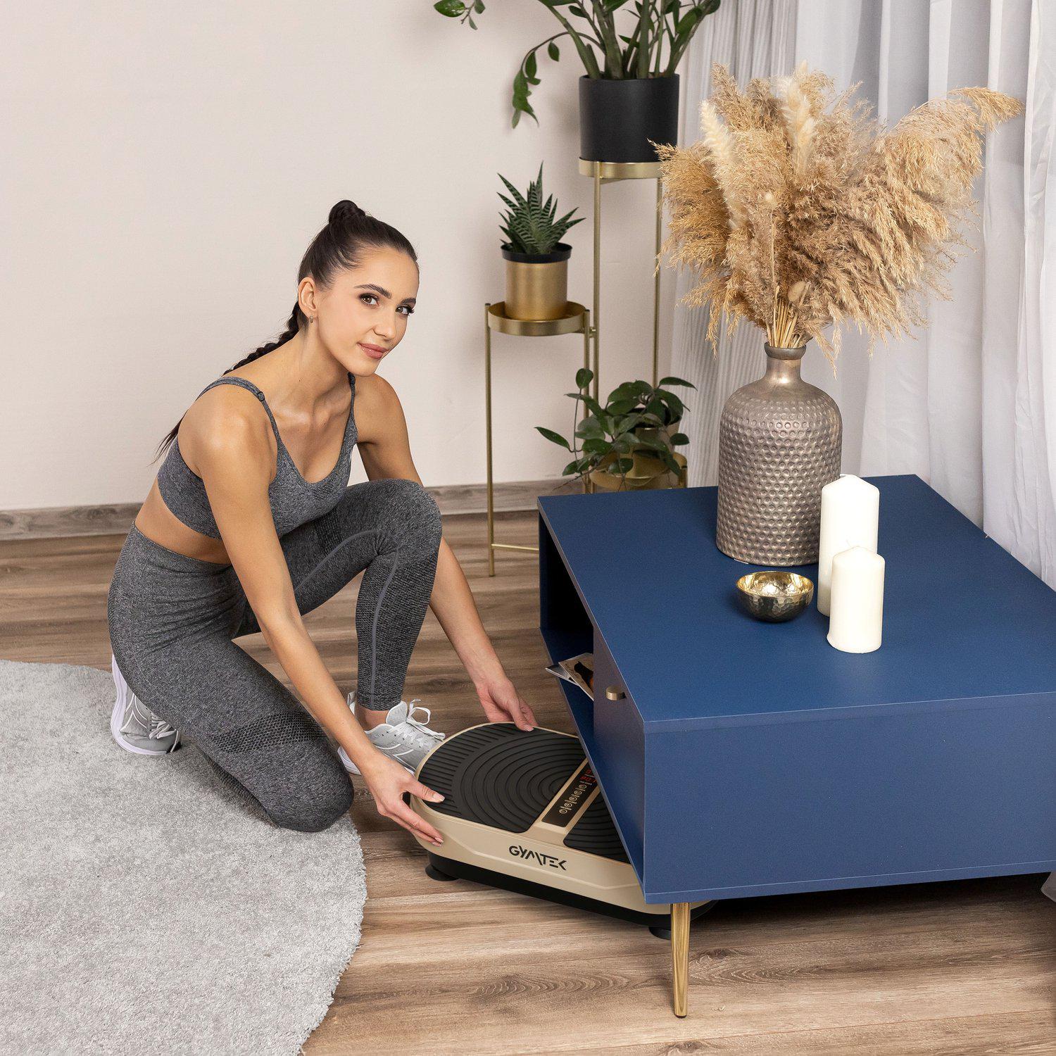 Вібраційна платформа Gymtek XP300 Золотистий (30477495) - фото 9 Вібраційна платформа Gymtek XP300 Золотистий (30477495) - фото 9