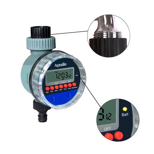 Таймер полива с шаровым клапаном Aqualin YL21026A под датчик дождя (888559) - фото 2 Таймер полива с шаровым клапаном Aqualin YL21026A под датчик дождя (888559) - фото 2