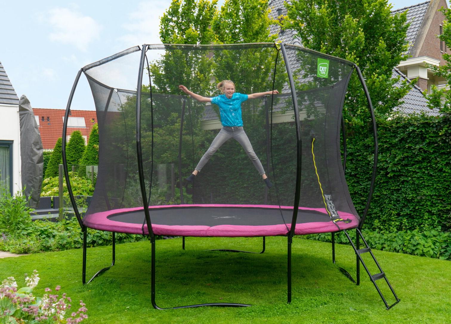 Батут Exit Toys Silhouette 366 см Розовый (1165696392) - фото 7 Батут Exit Toys Silhouette 366 см Розовый (1165696392) - фото 7