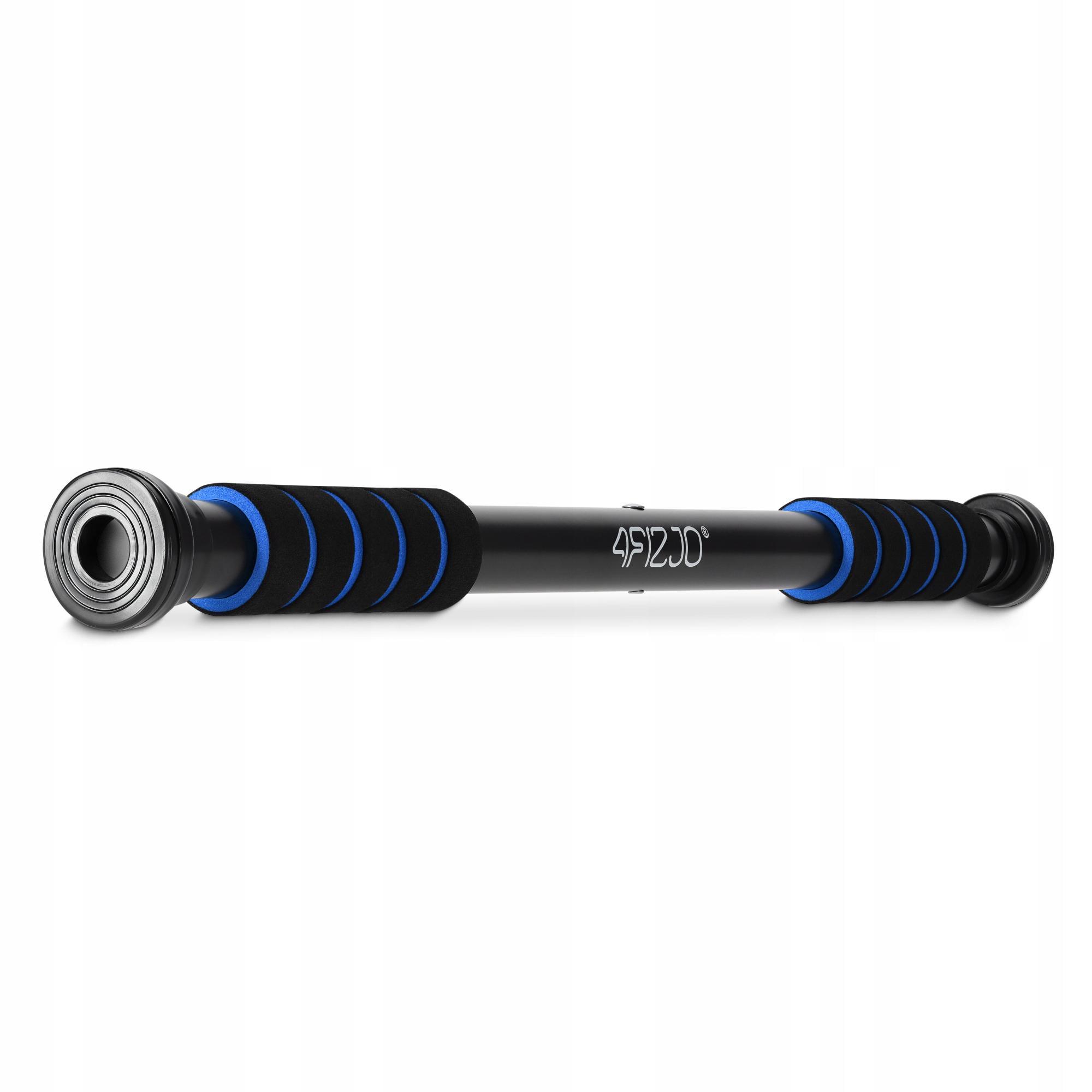 Турник раздвижной 4fizjo Basic 61,5-100 см Black/Blue (P-5905973402705)