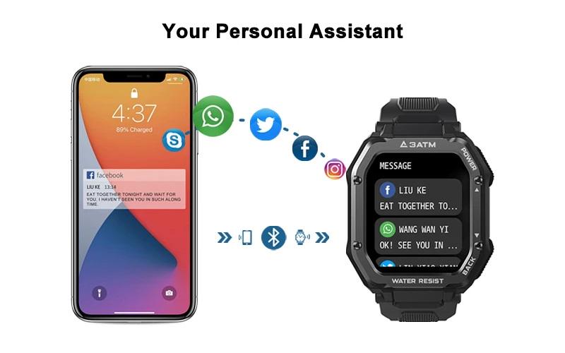 Розумний годинник Kospet Rock з вимірюванням тиску та кисню в крові - фото 11 Розумний годинник Kospet Rock з вимірюванням тиску та кисню в крові - фото 11