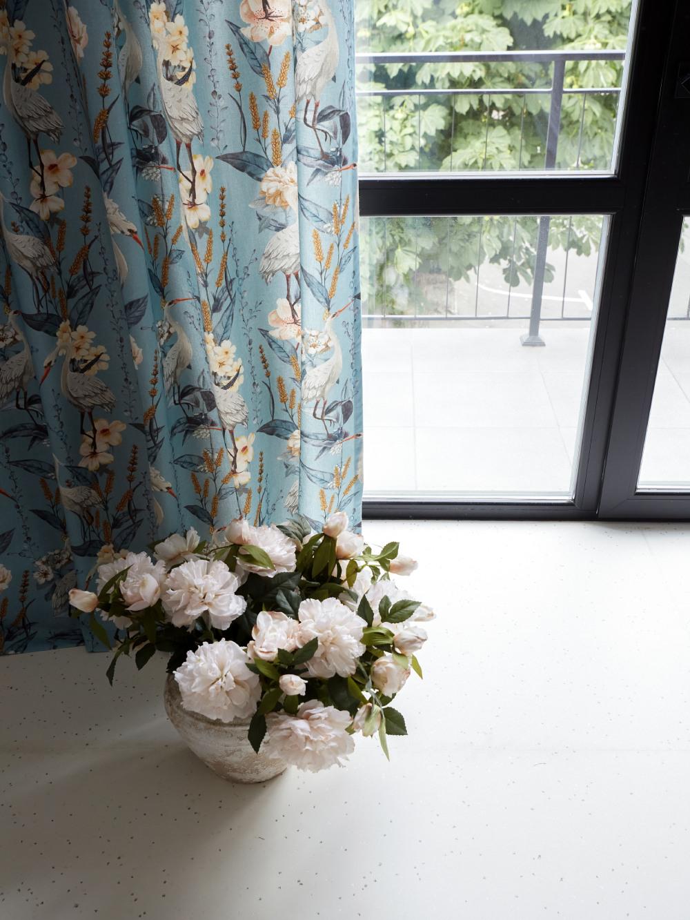 Шторы коттоновые 1,4 м 2 шт. Желтый (000104291) - фото 2