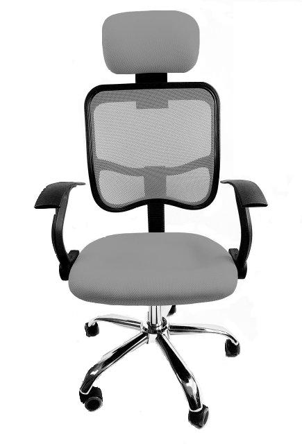 Крісло комп'ютерне офісне Ergonomic Grey - фото 2