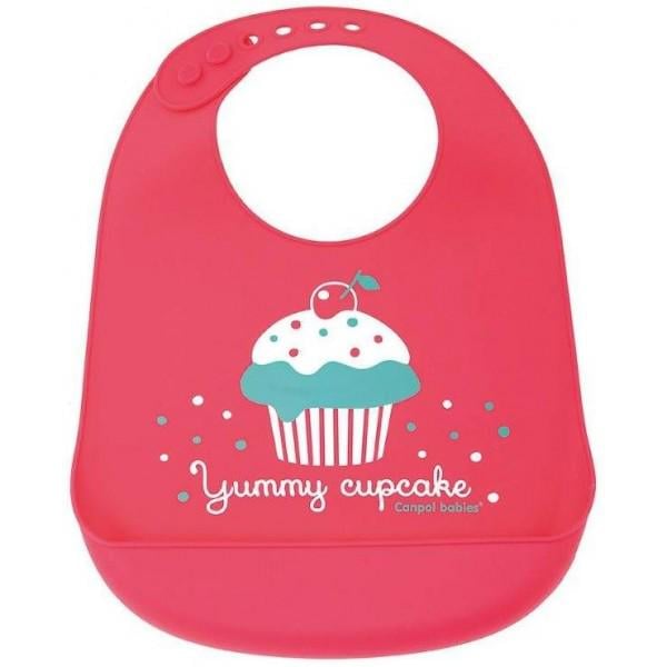 Слюнявчик Canpol Babies CupCake з кишенею