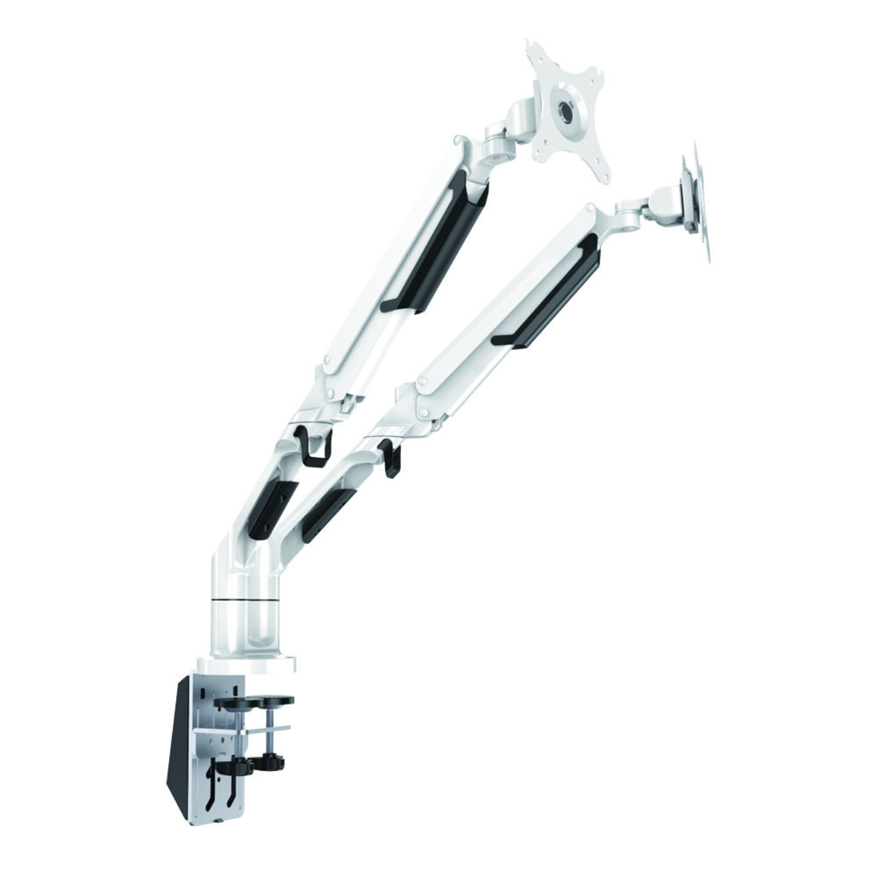 Кронштейн настольно-поворотный FlexiSpot DL2 для двух мониторов от 17 до 32" Белый - фото 4 Кронштейн настольно-поворотный FlexiSpot DL2 для двух мониторов от 17 до 32" Белый - фото 4