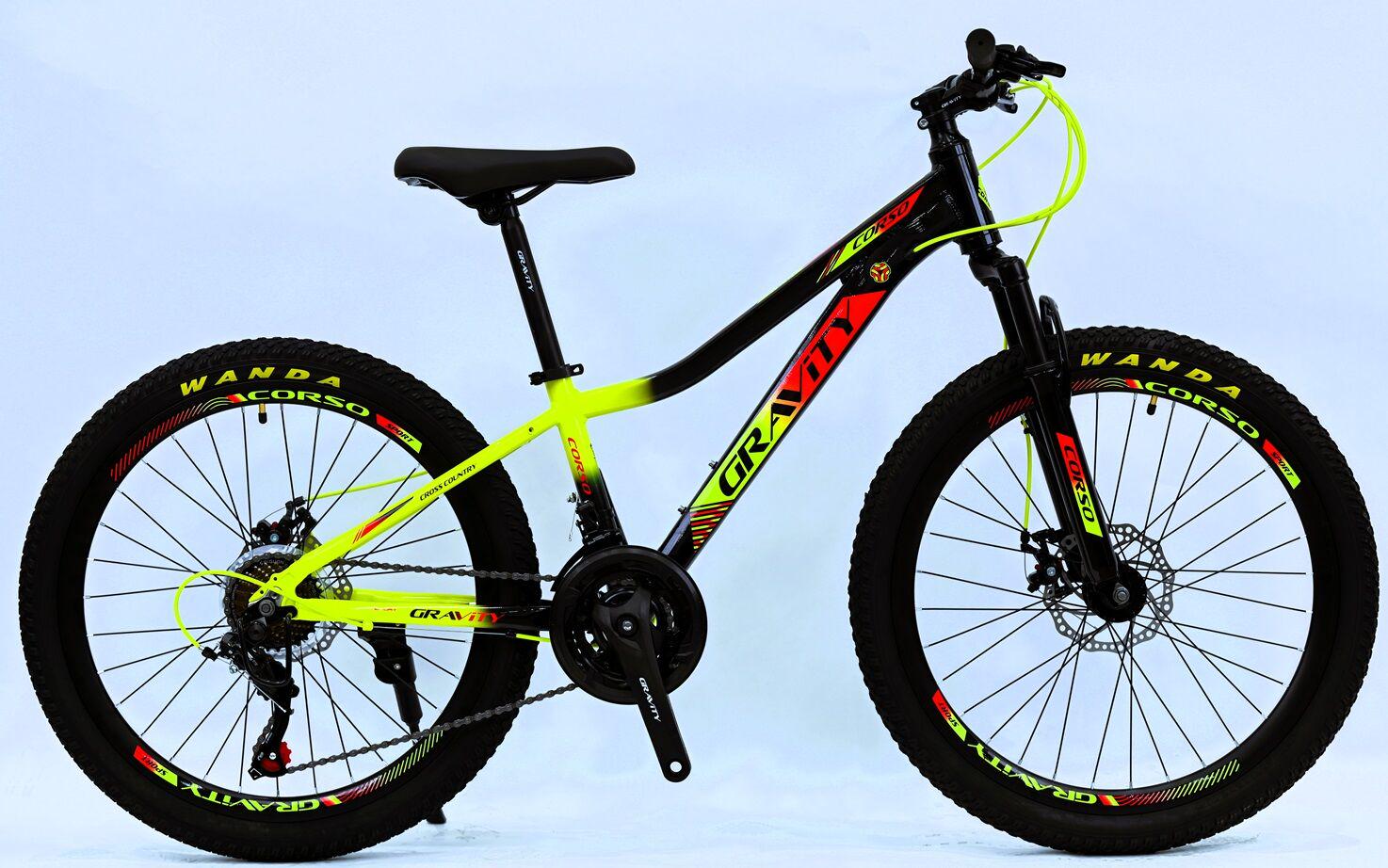 Велосипед спортивный Corso GRAVITY 24" GR-24477 (25019318) - фото 1 Велосипед спортивный Corso GRAVITY 24" GR-24477 (25019318) - фото 1