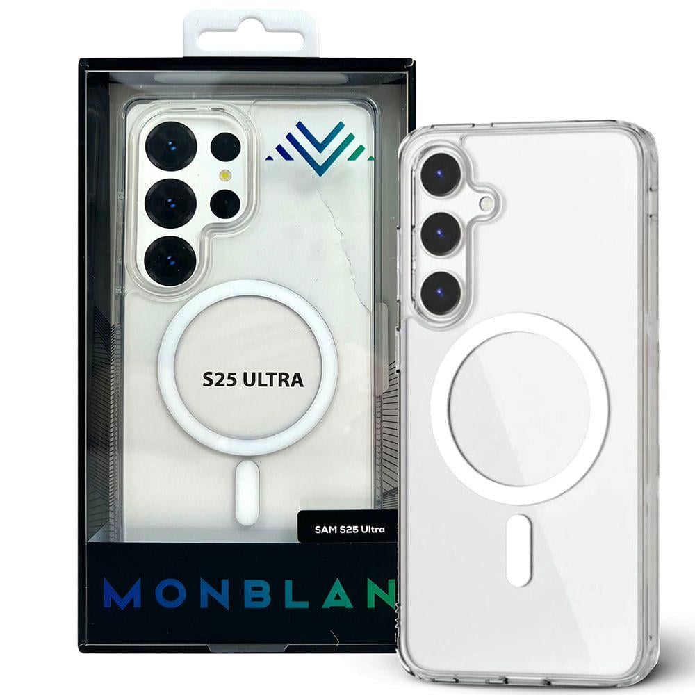 Чехол накладка Monblan Magnetic Crystal Series for Samsung S25 Ultra, Transparent