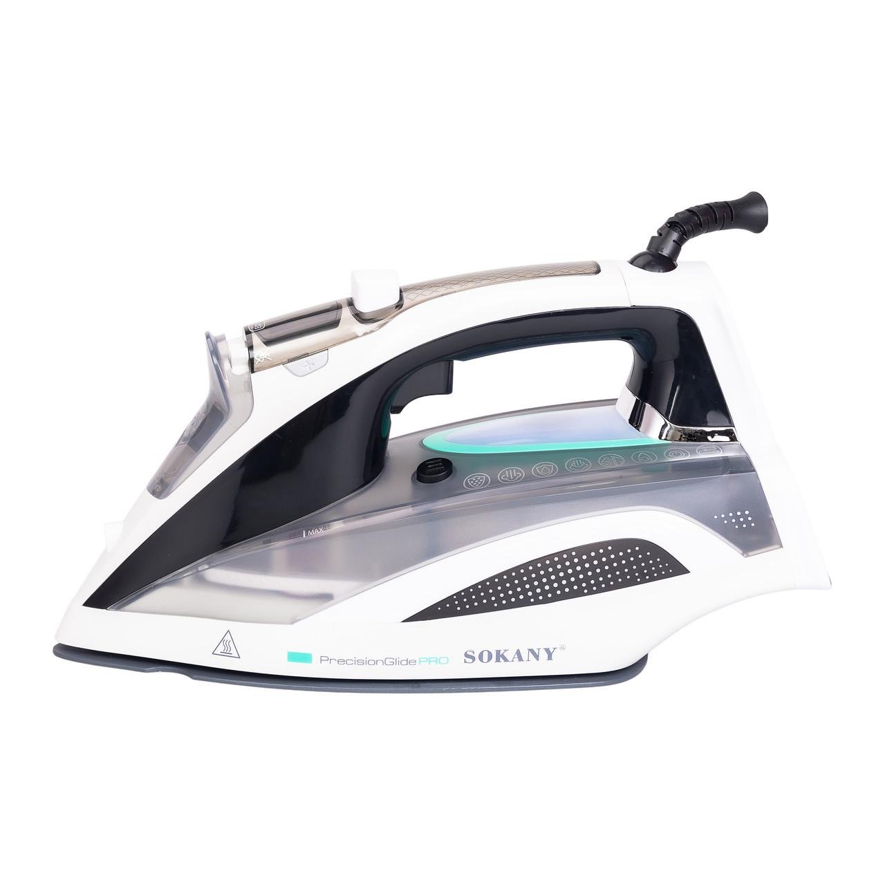 Утюг Sokany SK-11030 с керамической подошвой 2400 Вт Белый (27969142)