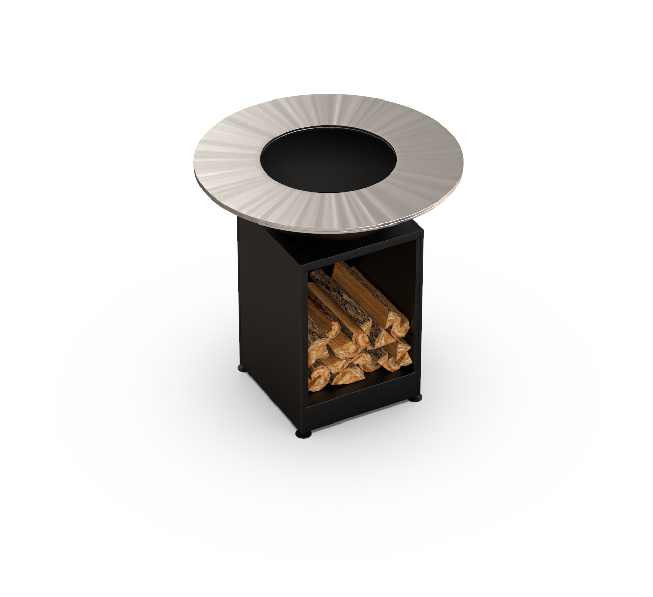 Гриль-мангал барбекю з відкритою тумбою Smoke House Holla Grill Open Black (600005) - фото 3