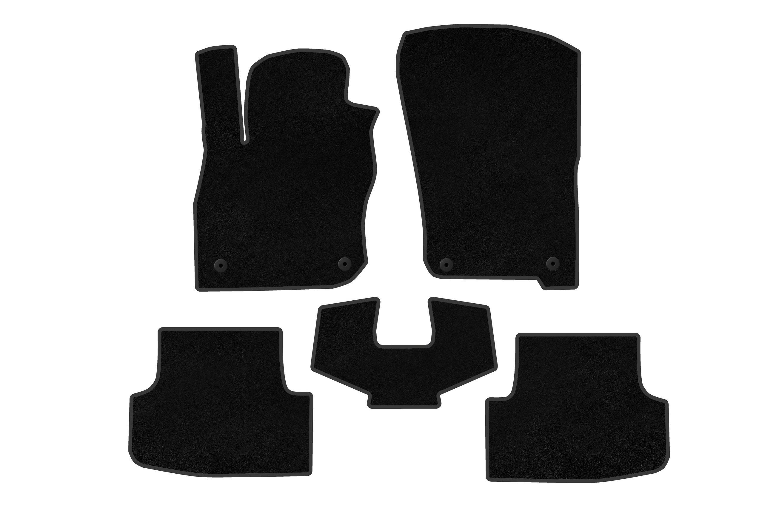 Коврики автомобильные Digital Designs Deluxe для Audi A3 2020- гг. ткань Черный (185017)