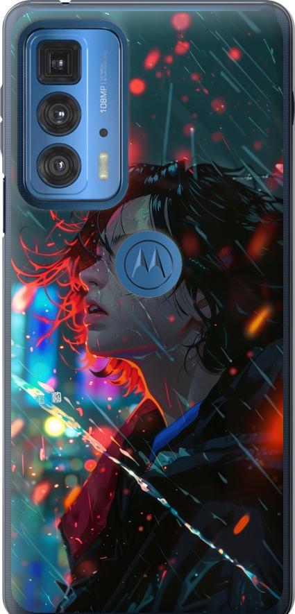 Чехол на Motorola Edge 20 Pro Ночные огни (6096u-2662-42517)