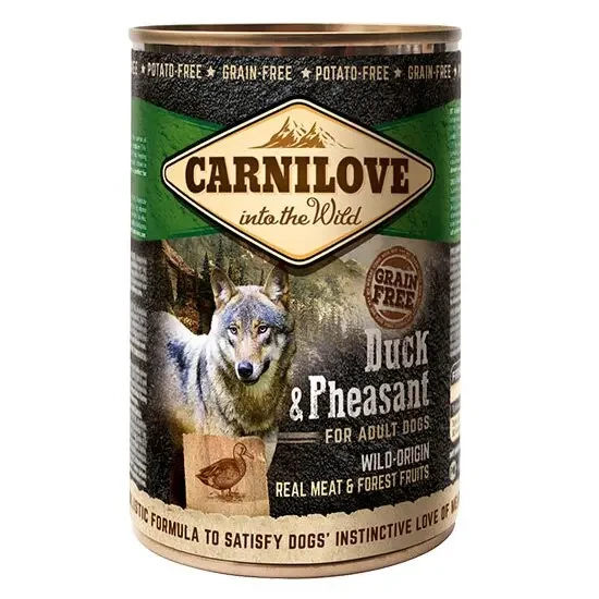 Влажный корм для собак Carnilove Duck & Pheasant 400 г утка и фазан