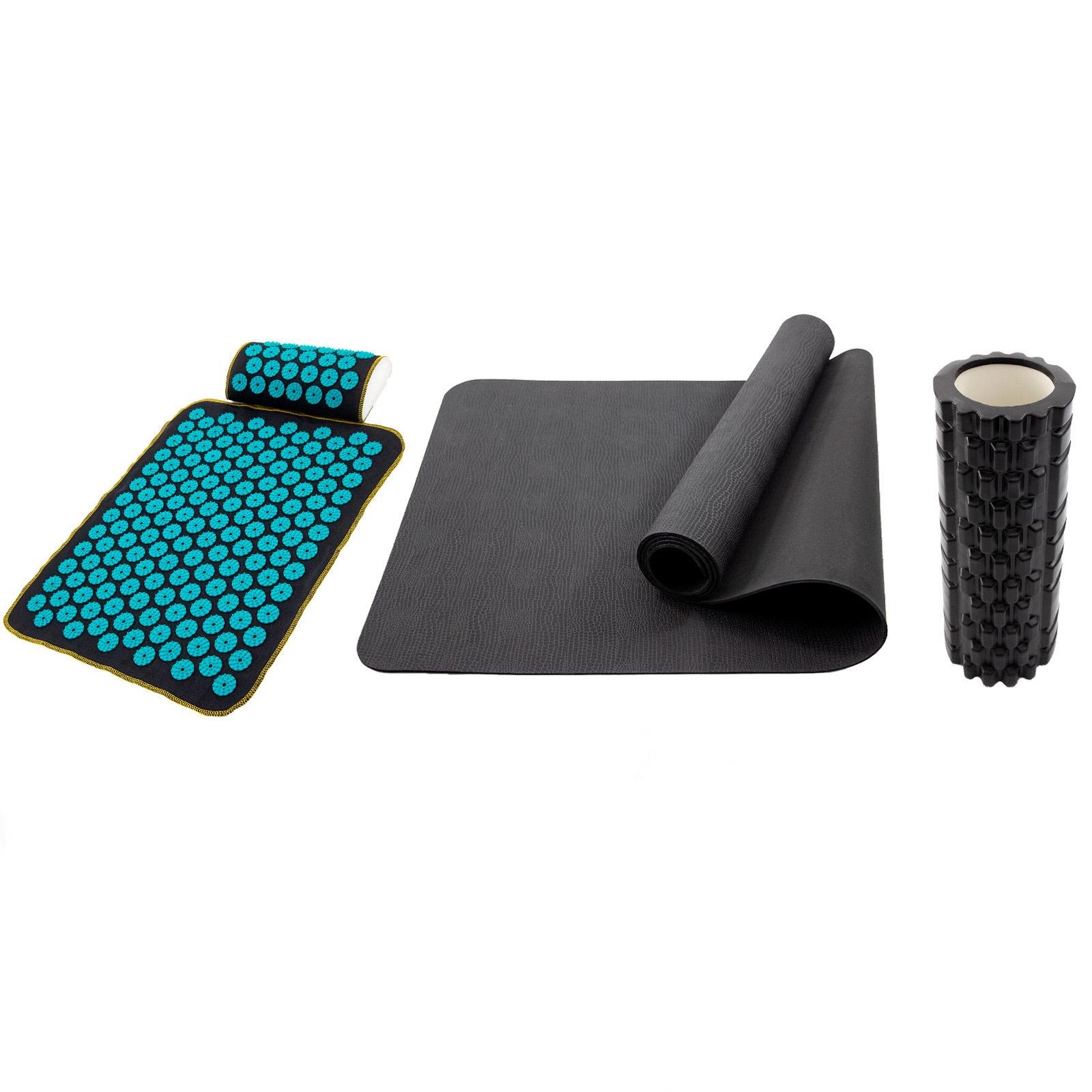 Набор OSPORT Set 111 коврик для йоги/аппликатор Кузнецова/массажный ролик (n-0144-01-0109-01)