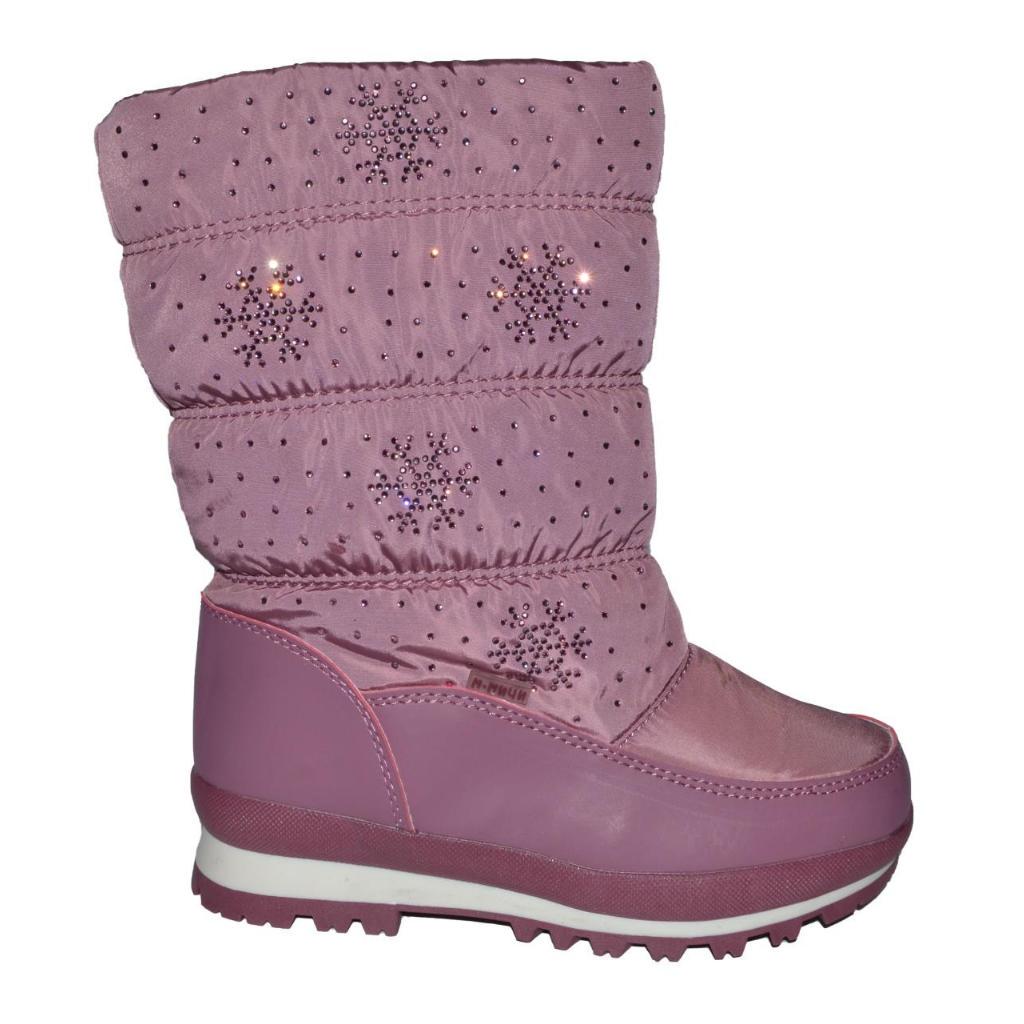 Сапоги зимние ML-9653K-25 р. 33 21,8 см Taro-Pink (102-965-325)