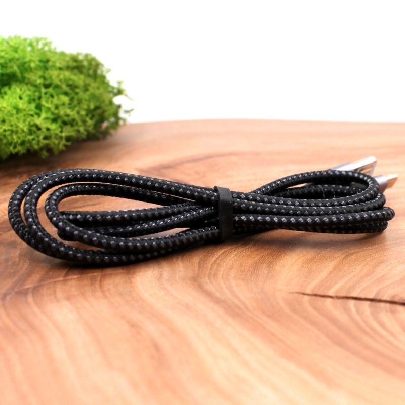 Кабель Borofone BU11 двухсторонній в нейлоновому обплетенні USB Type-C (23622)