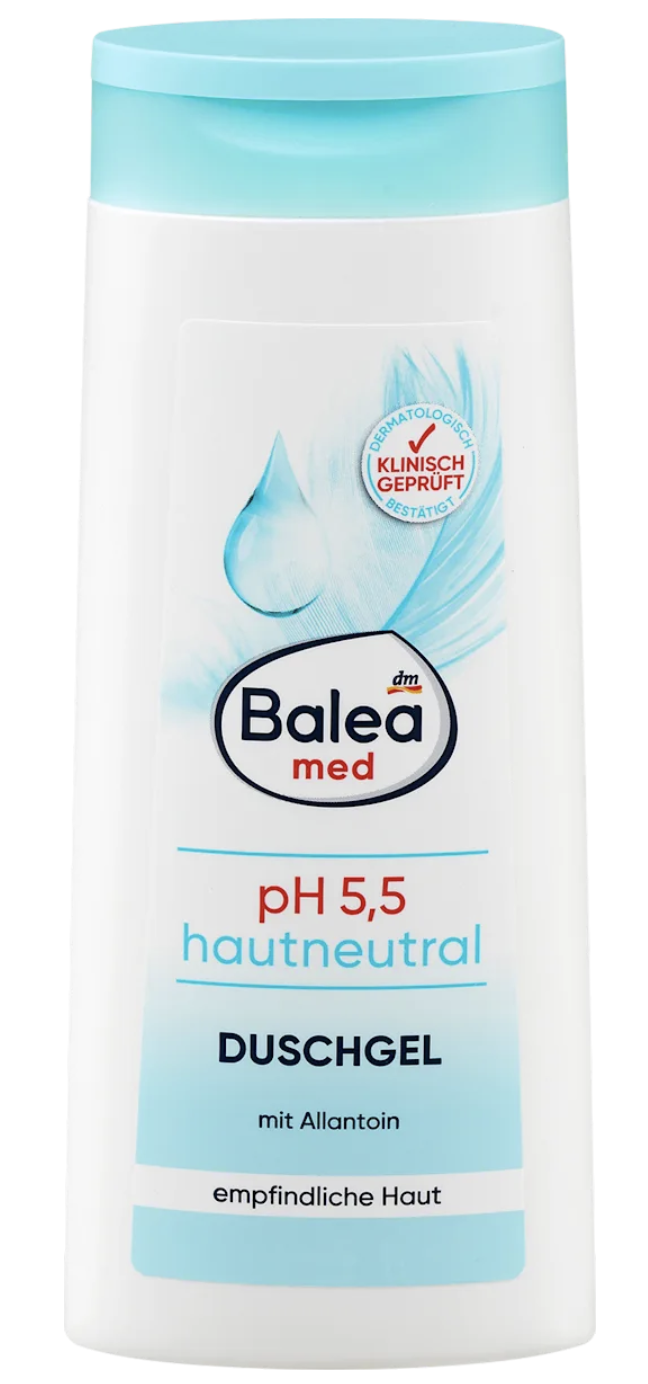 Гель для душу Balea pH 5 нейтральний 300 мл (4066447591620)