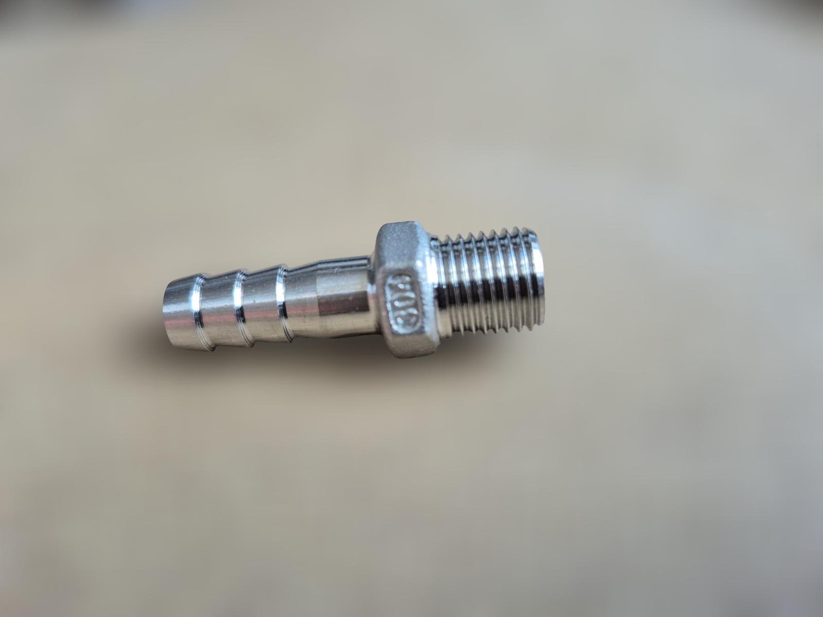 Штуцер шланговий різьбовий DN8 AISI304 BSPP Class-150 ялинка/шестигранник н/ж сталь 10 мм 1/4" (29203298) - фото 9 Штуцер шланговий різьбовий DN8 AISI304 BSPP Class-150 ялинка/шестигранник н/ж сталь 10 мм 1/4" (29203298) - фото 9