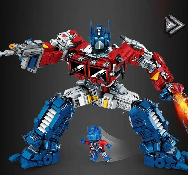 Конструктор для мальчиков Transformers 9216 Трансформеры Оптимус Прайм 1722 дет. (2435598541) - фото 6