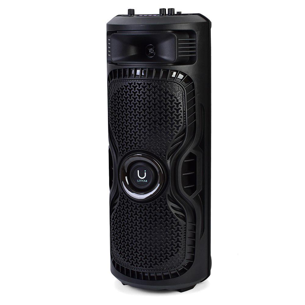 Колонка QL-8804-8805 25x23x62 см пластик встроенный аккумулятор микрофон пульт Черный