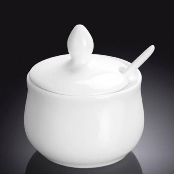 Гірчичниця з ложкою Wilmax 130 мл (03174)